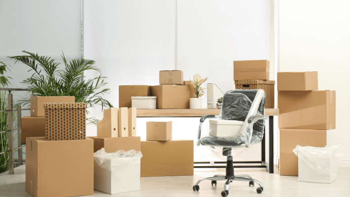 تاثیر بسته بندی بر زمان اسباب کشی